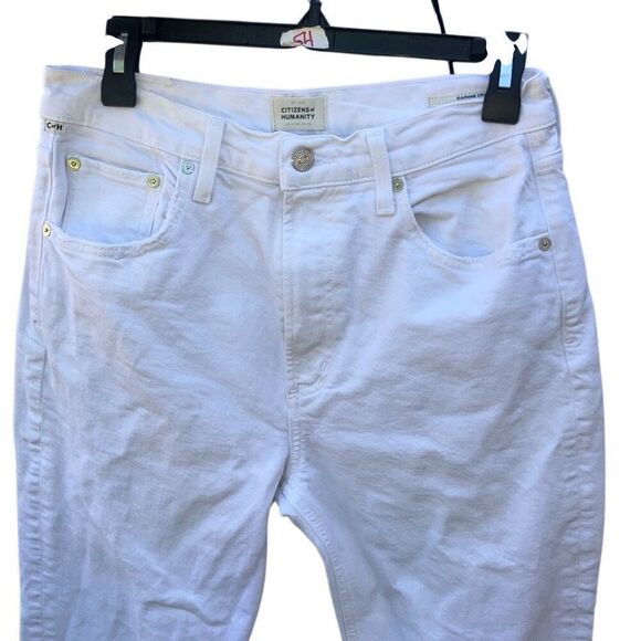 528. Citizens of humanity Daphne crop organic cotton jeans size 28 - Picture 2 of 11